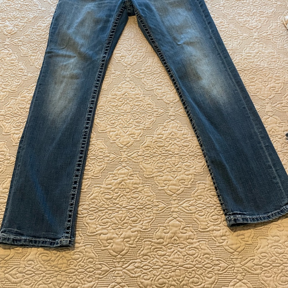 BKE Jake Straight Dark Blue Jeans
